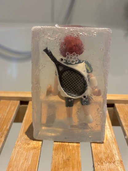 Unieke PlayWithSoap™ Tenniskampioen