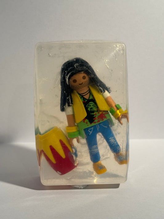 Unieke PlayWithSoap™ Jamaicaanse Trommelaar