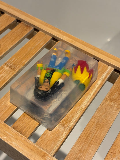 Unieke PlayWithSoap™ Jamaicaanse Trommelaar