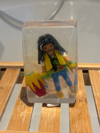 Unieke PlayWithSoap™ Jamaicaanse Trommelaar